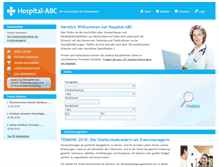 Tablet Screenshot of hospital-abc.de